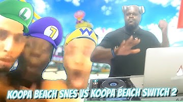[MK SNES Koopa Beach Music] VS [MK World Koopa Beach Music]