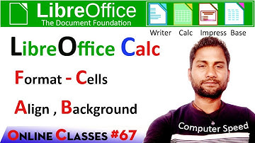 format cells| cells formatting in calc | calc|calc in hindi| cells command |libreoffice kya hai |