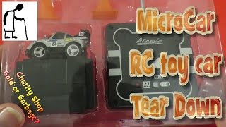 Atomix MicroCar RC toy car TEAR DOWN