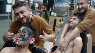 ASMR SKIN - HAIR CARE 💈 ASMR LOUD CRACKING 💈 BEARD SHAVE 💈 EAR - NOSE WAX 💈 TURKISH BARBER MASSAGE