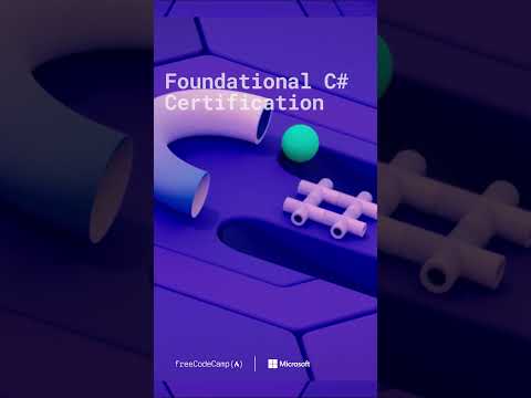 Foundational C# Certification with freeCodeCamp #dotnet #coding #csharp