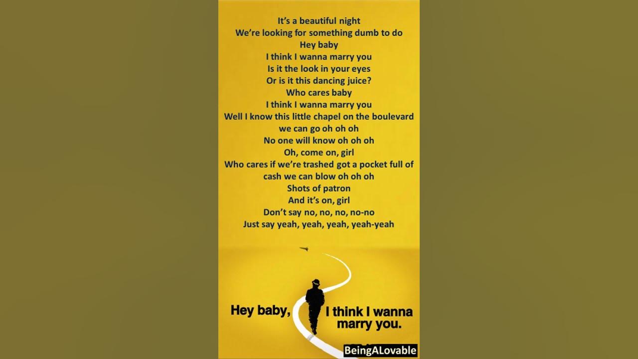 Bruno Mars | Marry You |