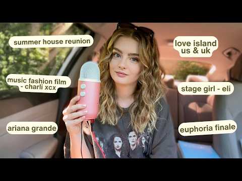 ASMR pop culture whisper ramble 🎙️🌟 euphoria, love island, new music