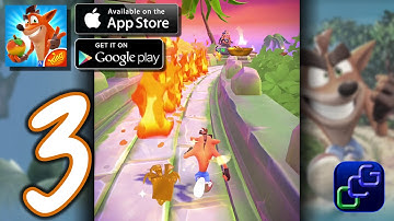CRASH Bandicoot: On the Run! Android iOS Walkthrough - Part 3 - Nitro Dingodile