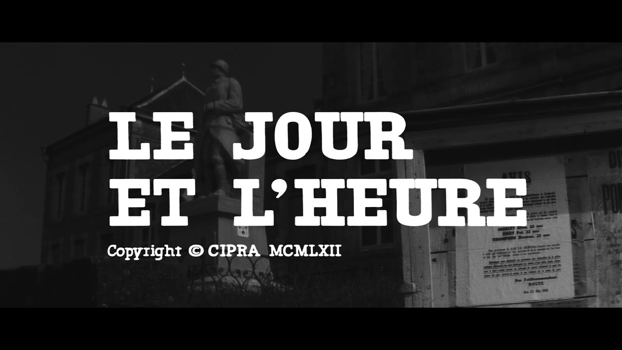 Le Jour et l'heure (1963) - Générique de début HD