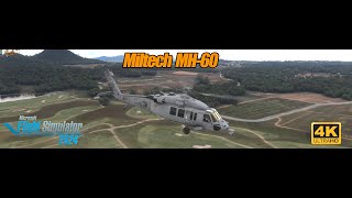 Miltech Mh60 Helicopter At Vtbu Thailand Microsoft Flight Simulator 2024