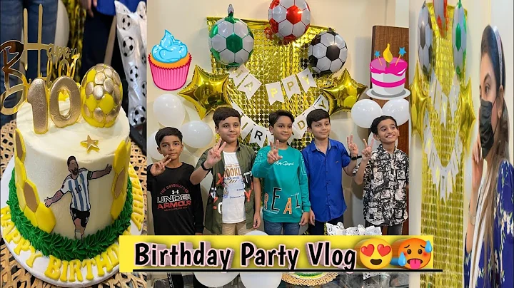 Birthday Party At Home 😍🥵 // Birthday Vlog // Birthday Decor Ideas by @azeevlogs