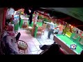 Owners of family business confront burglar inside restaurant in middle of night
