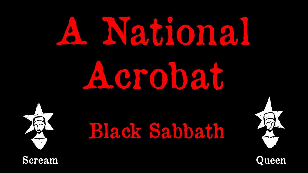 Black Sabbath A National Acrobat Karaoke YouTube