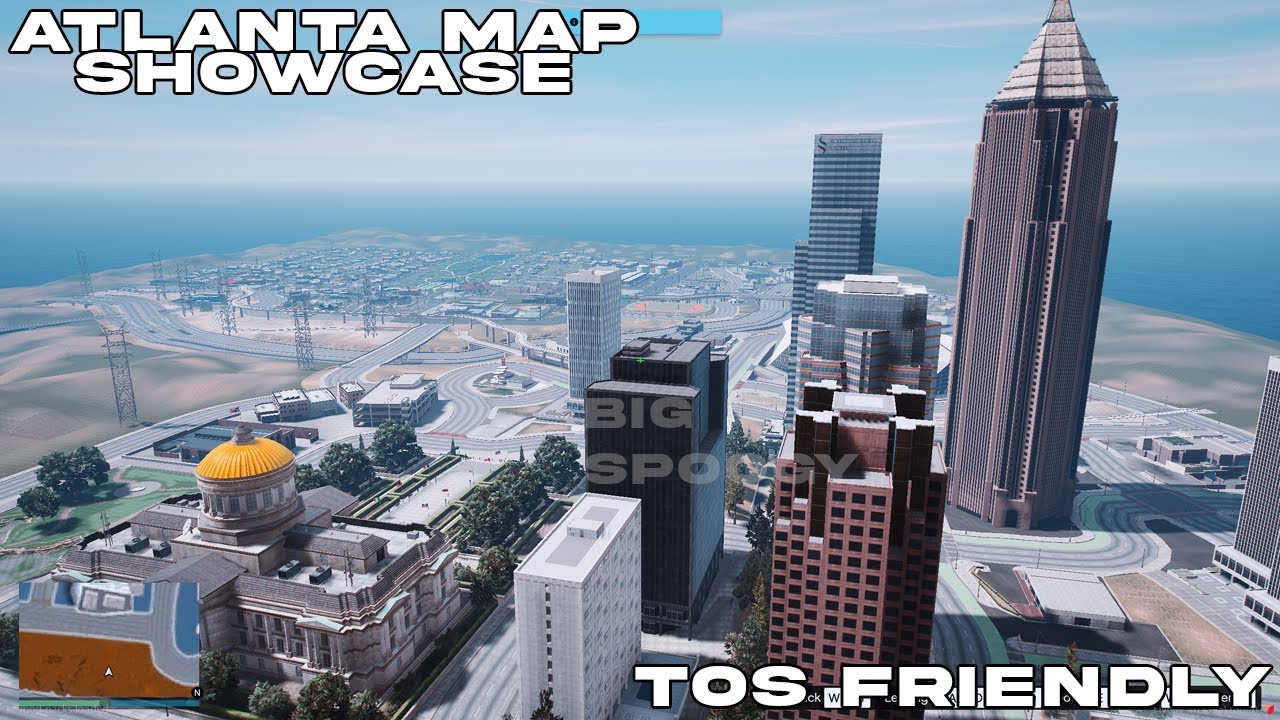 (FiveM) ATLANTA MAP TOS FRIENDLY! OPTIMIZED ATLANTA MAP! 40+ MLOS - YouTube