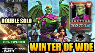 Winter Of Woe Hulkling Part 3  Full Domino & America Chavez Solos  Marvel Contest of Champions