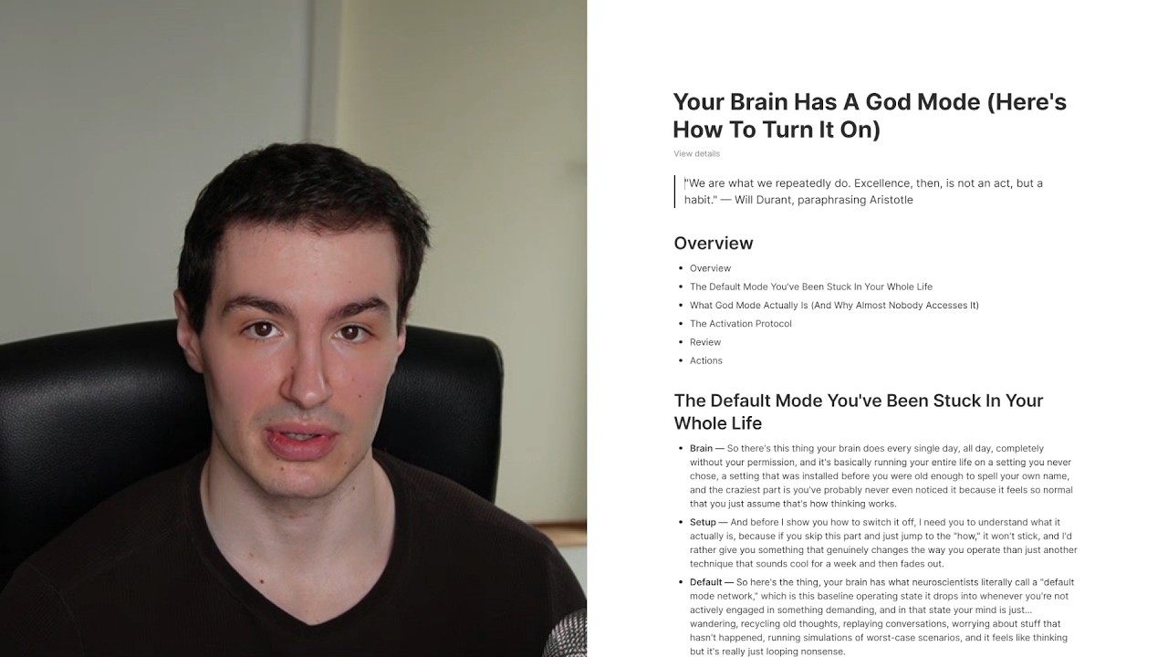 do this every morning in your 20s and 30s and you'll be untouchable by 40