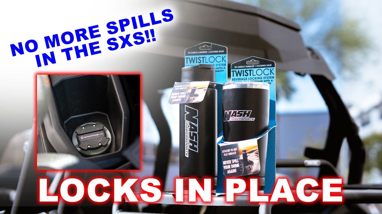 NEVER SPILL YOUR DRINK AGAIN! w/ Twistlock