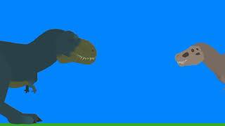 T. Rex Vs. Vastatosaurus Rex - Stick Nodes Animation