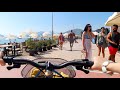 Marmaris, Turkey 4k Cycling - Ride a Bike Along the Beach