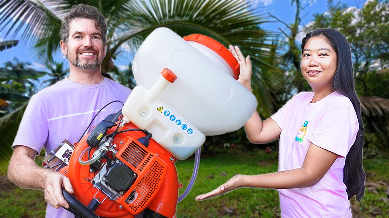 КУПИЛИ МОЩНЫЙ ОПРЫСКИВАТЕЛЬ И СДЕЛАЛИ ВОДНУЮ СТАНЦИЮ /ЭКСТРИМ НА ДЖИПЕ ЗА ВОДОЙ / ЖИЗНЬ НА ОСТРОВЕ