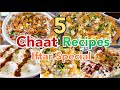 5 Chaat Recipes Ramadan Special by Aqsa&#39;s Cuisine, Aloo Chana, Papri, Dahi Puri, Meethi Dahi Phulki