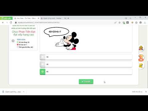 Video Vòng 1 - Thi Đấu trường Toán học lớp 2 - youtube