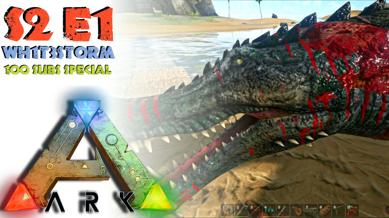 Ark Survival Evolved S2E1 100 Sub special Cave Diving Loot Crates