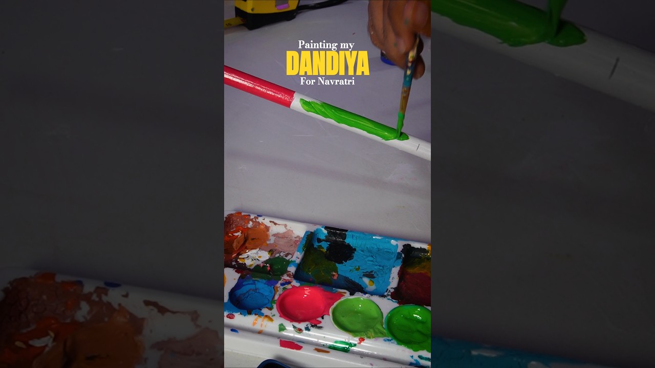 D.I.Y. Dandiya Painting For Navratri... 