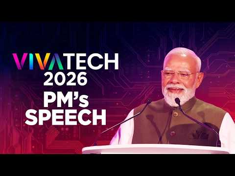 LIVE: PM Modi addresses the VivaTech 2026 in Paris