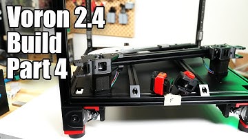 LDO Voron 2.4 Rev C 3d Printer Build Part 4: Gantry & Z Axis