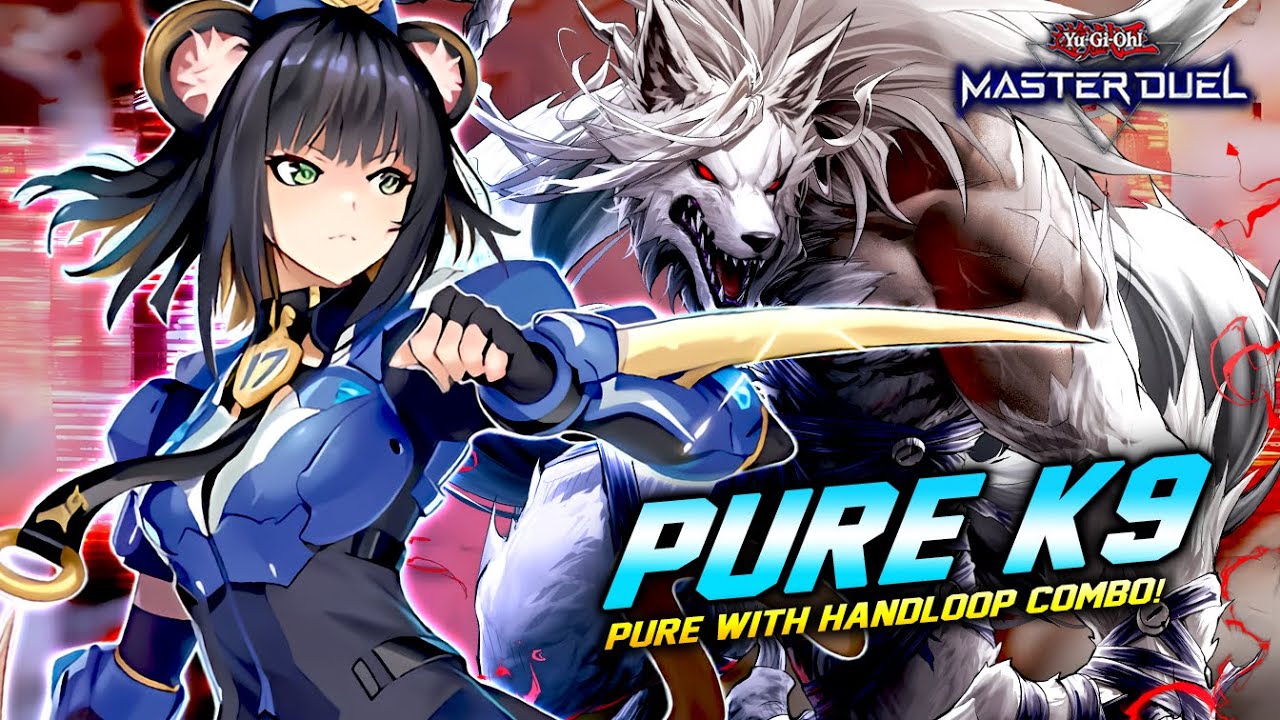 NEW PURE K9 DECK COMBO IS UNFAIR - Epic HANDLOOP Duel! [Master Duel]
