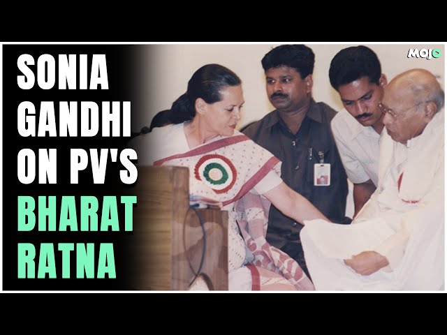 Sonia Gandhi Reacts PV Narasimha Rao Being Conferred The Bharat Ratna | Chaudhary Charan Singh class=