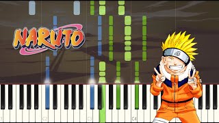 Download Lagu Naruto - Haruka Kanata - OP2 - Piano Tutorial MP3