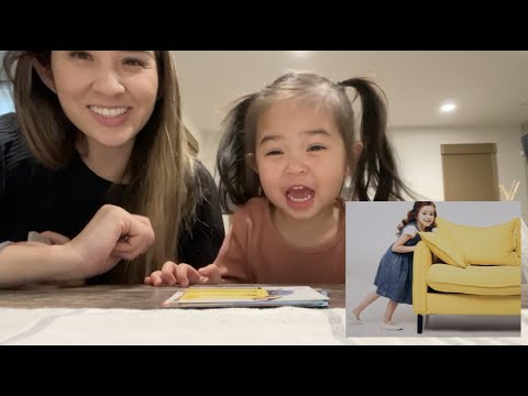 Learning Flashcards w/ Isla! || #lilcvlog ep. 46