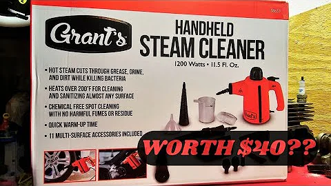 Harbor Freight Handheld Steamer.... #harborfreight #steamer #steamcleaning