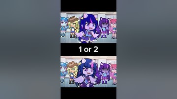 1 or 2 ‼️ || New Students Meme || Mlp Gacha Life/Club #mlp #gacha #trend