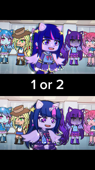 1 or 2 ‼️ || New Students Meme || Mlp Gacha Life/Club #mlp #gacha #trend