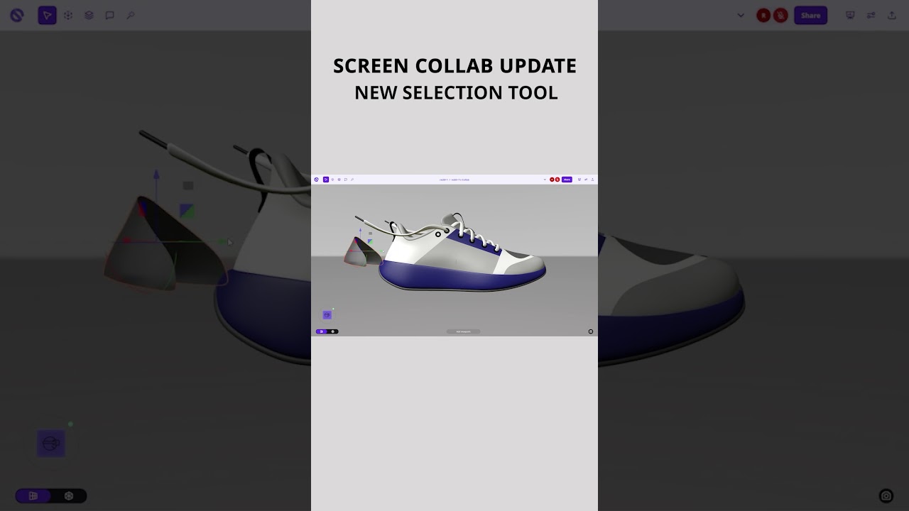 Master the new selection tool in Gravity Sketch Screen Collab | Redd & Cedric