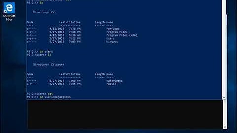 PowerShell and Command Prompt 101
