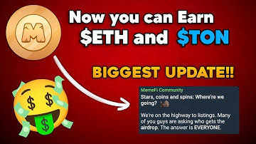Memefi Coin Biggest Update!! you can earn $ETH and $TON for free 🤑 | Memefi Airdrop | Memefi Listing