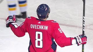Alex Ovechkin fires a rocket top corner for power-play goal