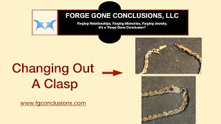 Changing Out a Clasp - Jewelry Repairs