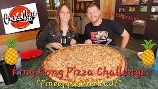 KING KONG PIZZA CHALLENGE WITH ELI LESSIG!! PINEAPPLE OVERLOAD - Sandusky, OH