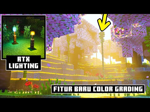 Nah Ini FITUR BARU Deffered‼️COLOR GRADING, TONE MAPPING - MINECRAFT 1.21.0.22!