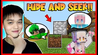 HIDE & SEEK !! TAPI KITA BERUBAH MENJADI BLOCK DAN ITEM !! Feat @darlunggaming1412 Minecraft