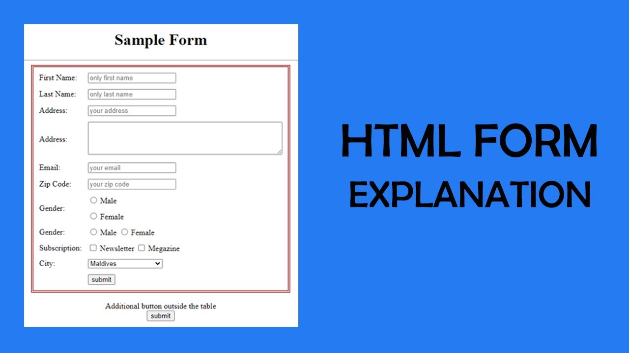 HTML Forms - YouTube