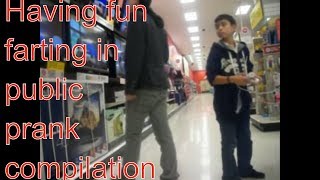 Fart man pranks | Having fun Farting in public | Fart prank compilation