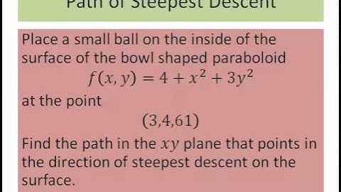 13.6 Directional Derivatives and Gradient Part 2