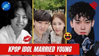 8 K-pop Male Idols Who Got Married Young (Under 30 y.o.) 💞😱 #kpop #korean #kdrama #superjunior #fypシ