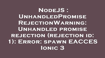 NodeJS : UnhandledPromiseRejectionWarning: Unhandled promise rejection (rejection id: 1): Error: spa