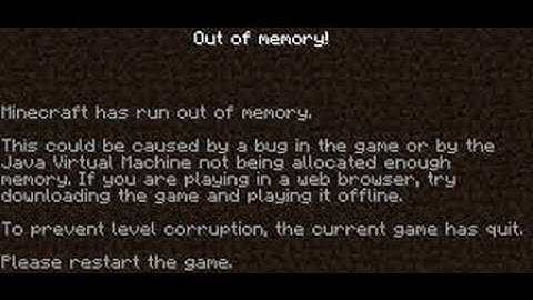 How to Fix ( Run Out of Memory ) Minecraft Error ( RAM FIX ) (1.7.4 and More+))