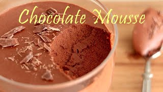 Silky Smooth Chocolate Mousse(Valentine’s Day dessert)