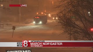 March Nor'easter batters Waterbury