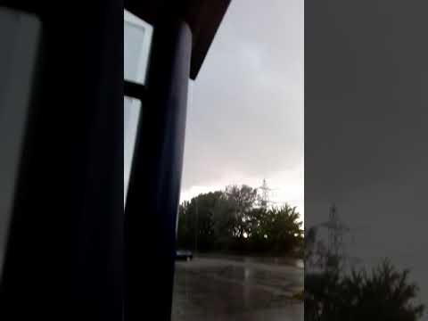 stark Regen in